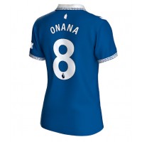 Camisa de time de futebol Everton Amadou Onana #8 Replicas 1º Equipamento Feminina 2023-24 Manga Curta